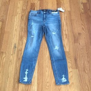Standard Wash Jeans (high rise, classic stretch)